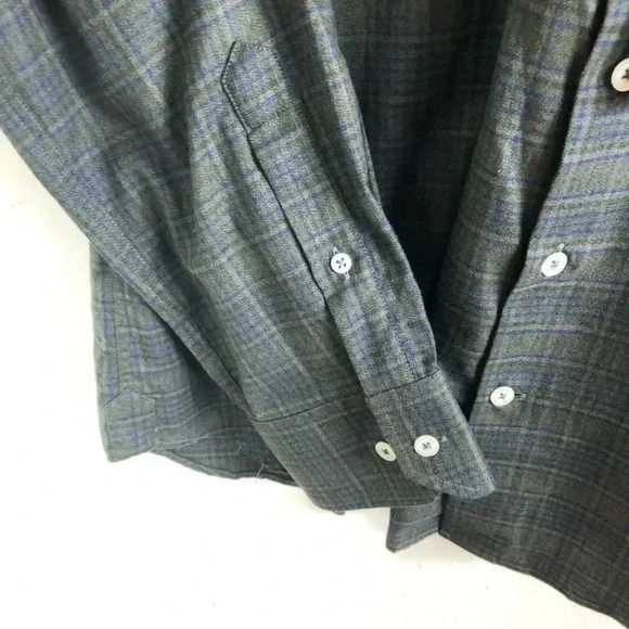 NEW Dylan Gray Men’s Size M Olive Green Plaid Button Up Shirt Soft Cotton - Picture 7 of 8